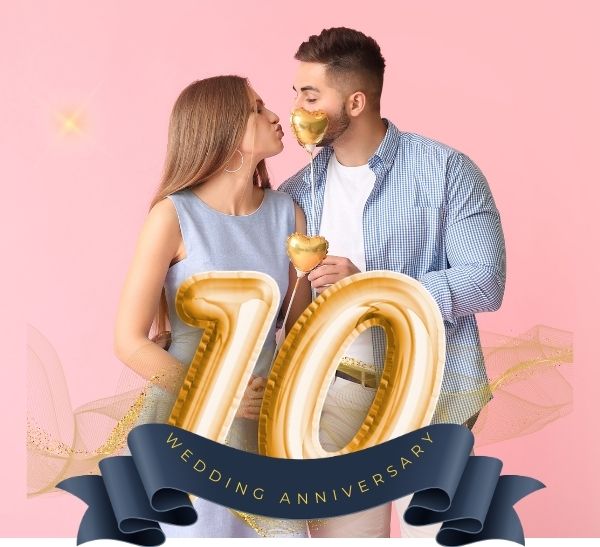 50 Best 10th Wedding Anniversary Ideas for Couples - Groovy Guy Gifts