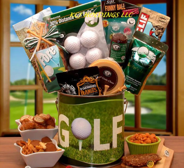 25 Golf Gift Basket Ideas to Wow Your Favorite Golfer - Groovy Guy Gifts