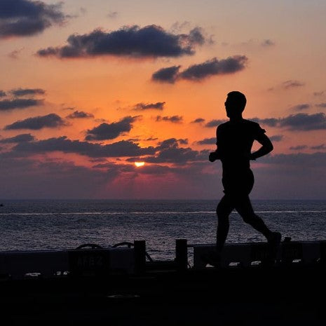 sunset monogram jogging