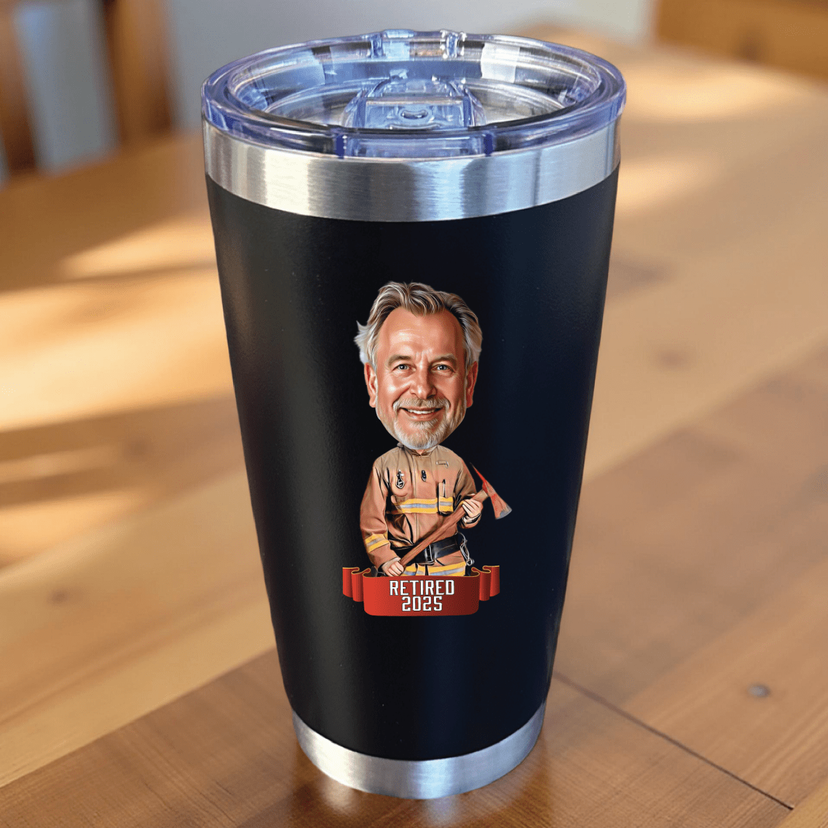 Unique Personalized Legendary Firefighter Tumbler Customized Tumbler Gifts for Men by Groovy Guy
