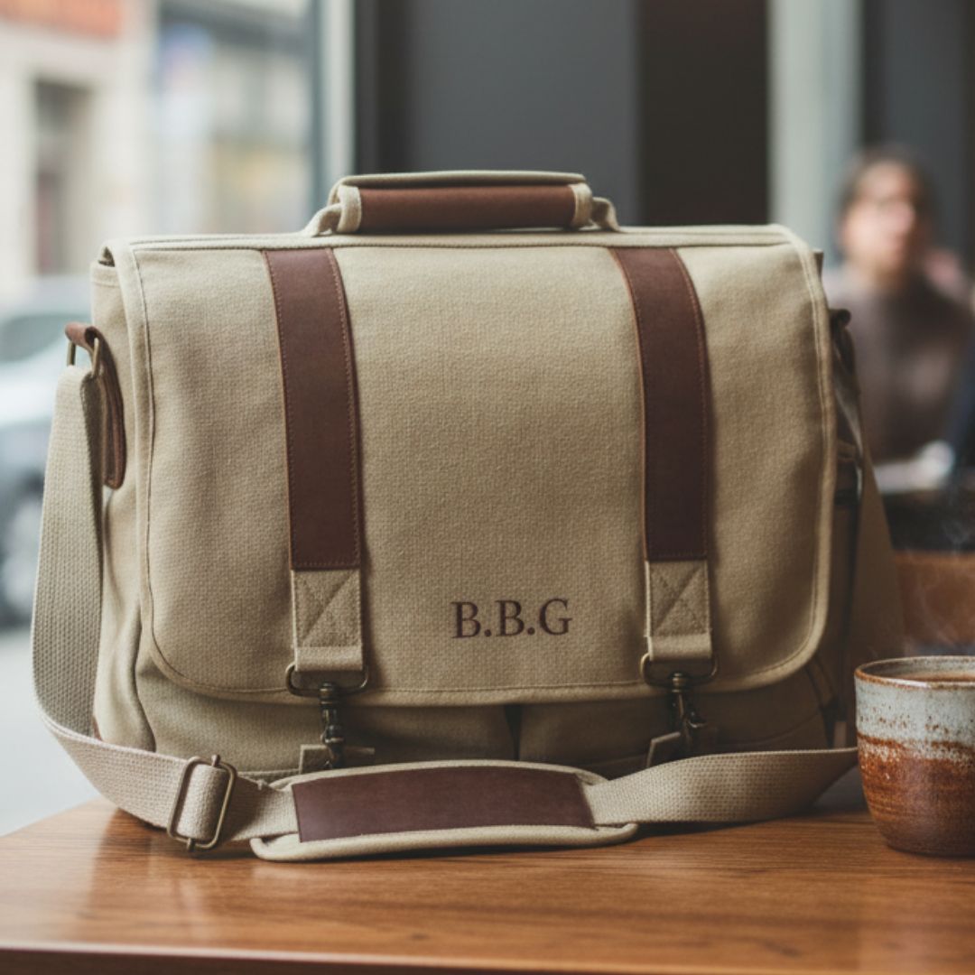 Timeless Traveler Canvas Messenger Bag