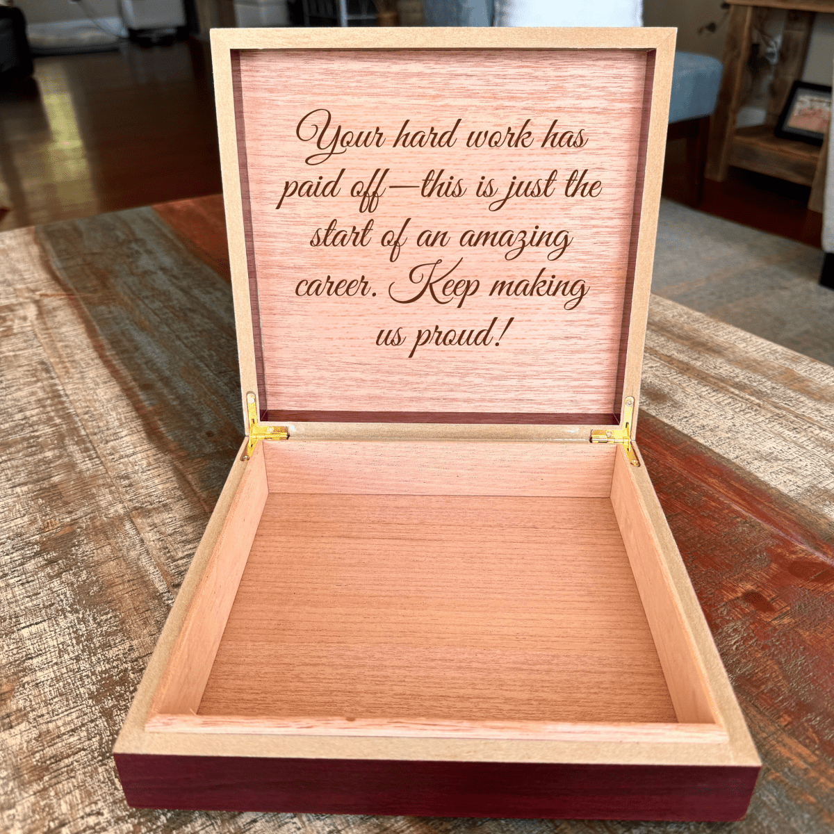 Unique Personalized Police Academy Graduation Box Customized Gifts for Men by Groovy Guy