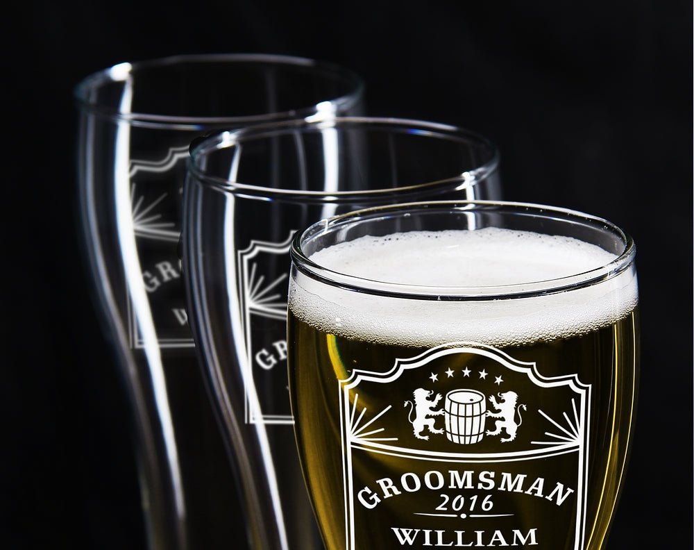 Unique Personalized Pilsner Pal Customized Bar Gifts for Men by Groovy Guy