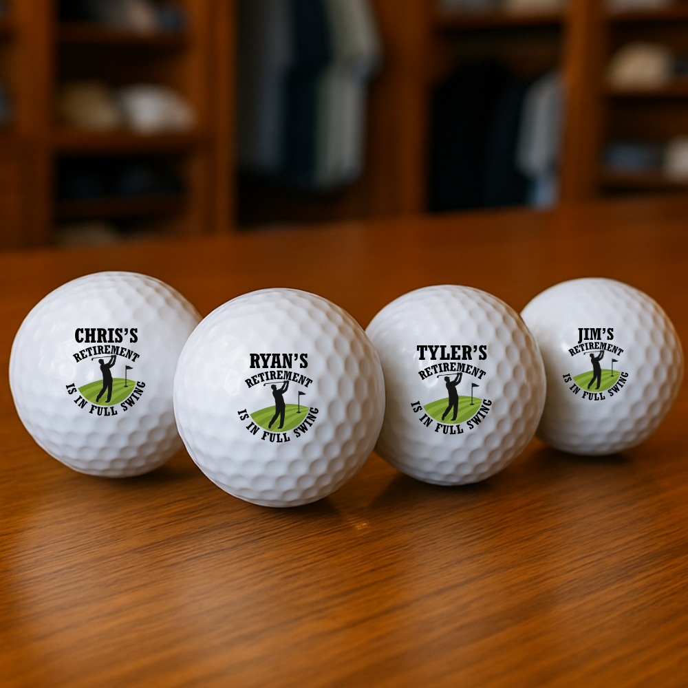 Custom Retirement Golf Balls