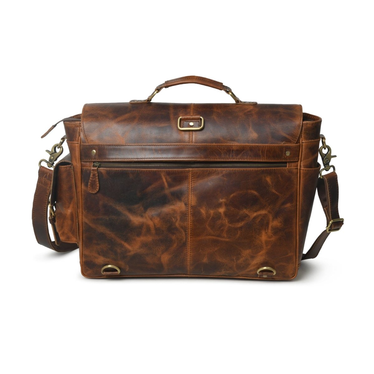 Unique Personalized Dakota Rugged Briefcase Messenger Customized Gifts for Men by Groovy Guy