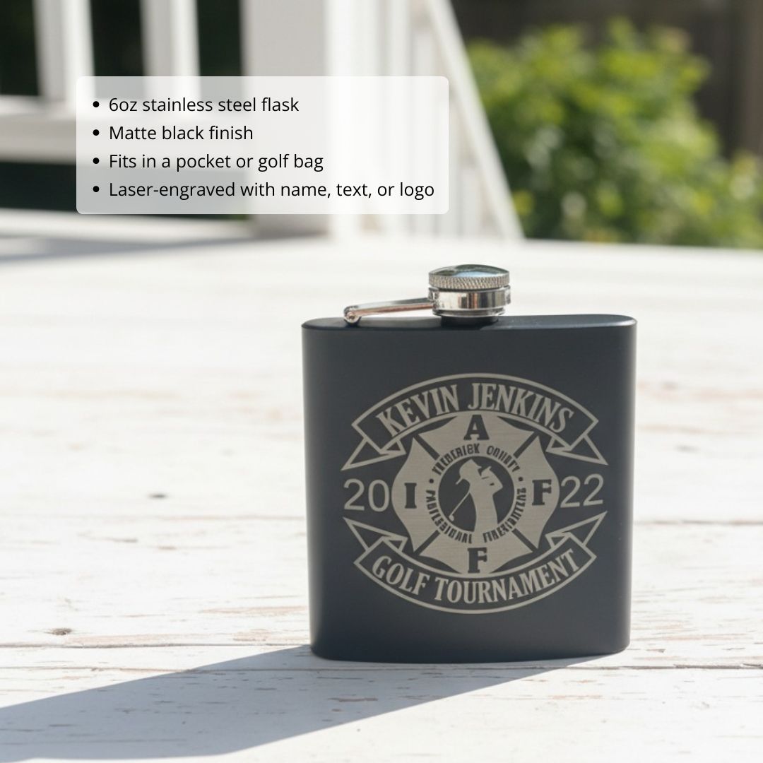Customizable Golf Bag Flask