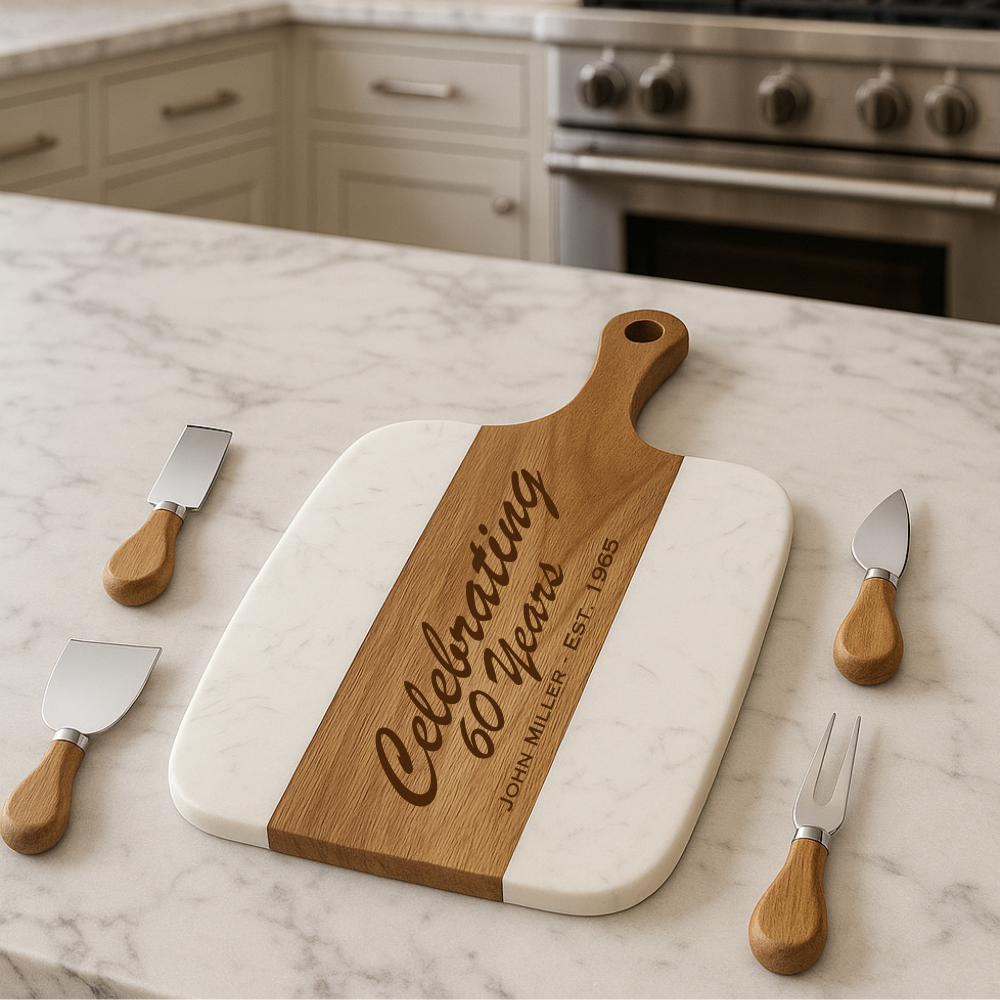 60th Birthday Cutting Board