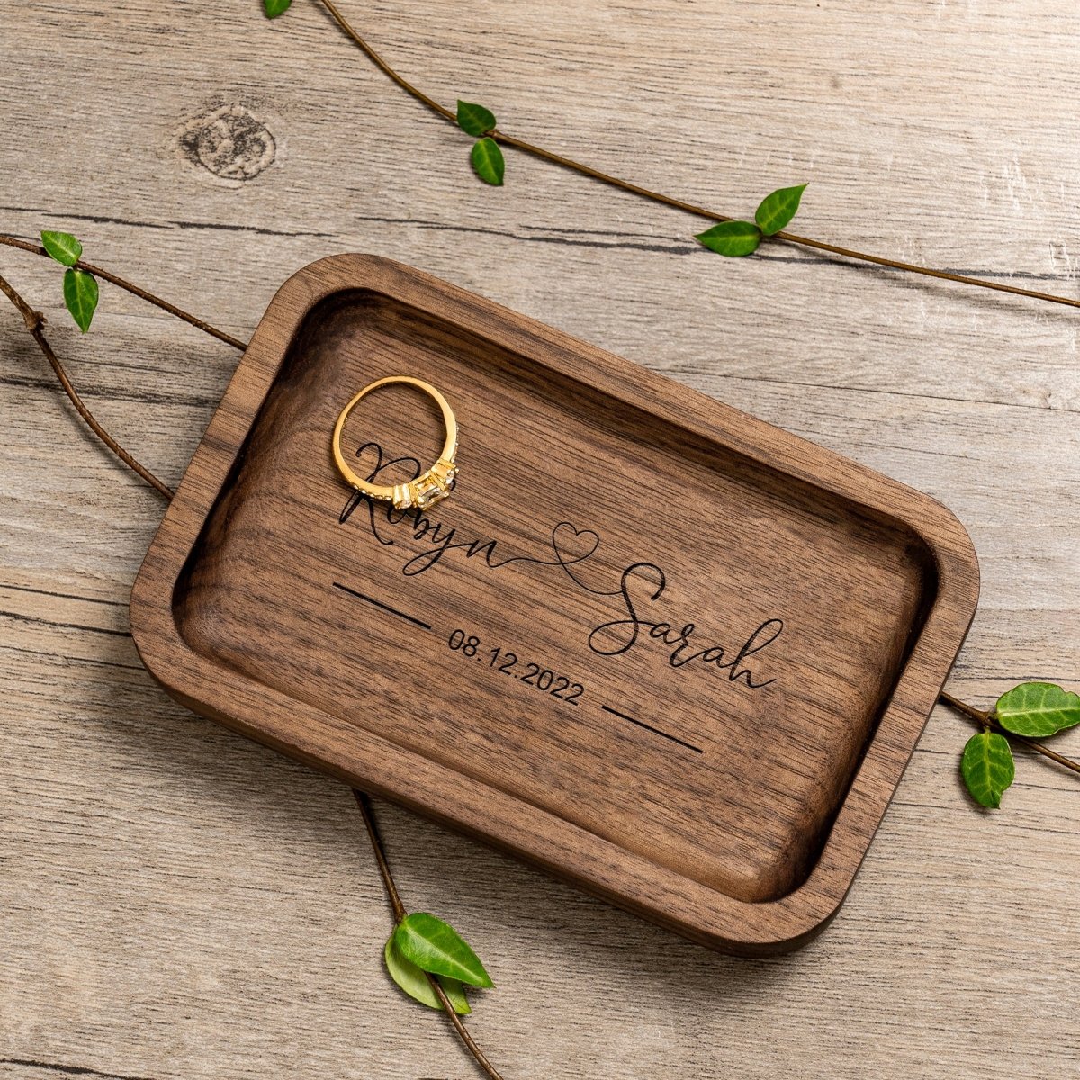 Unique Personalized Forever Valet Tray Customized Valet Tray Gifts for Men by Groovy Guy