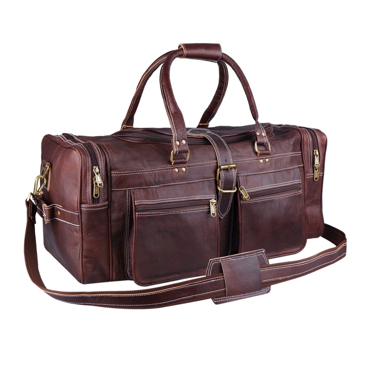 Unique Personalized Baxter Vintage Duffel Customized Duffel Bags Gifts for Men by Groovy Guy