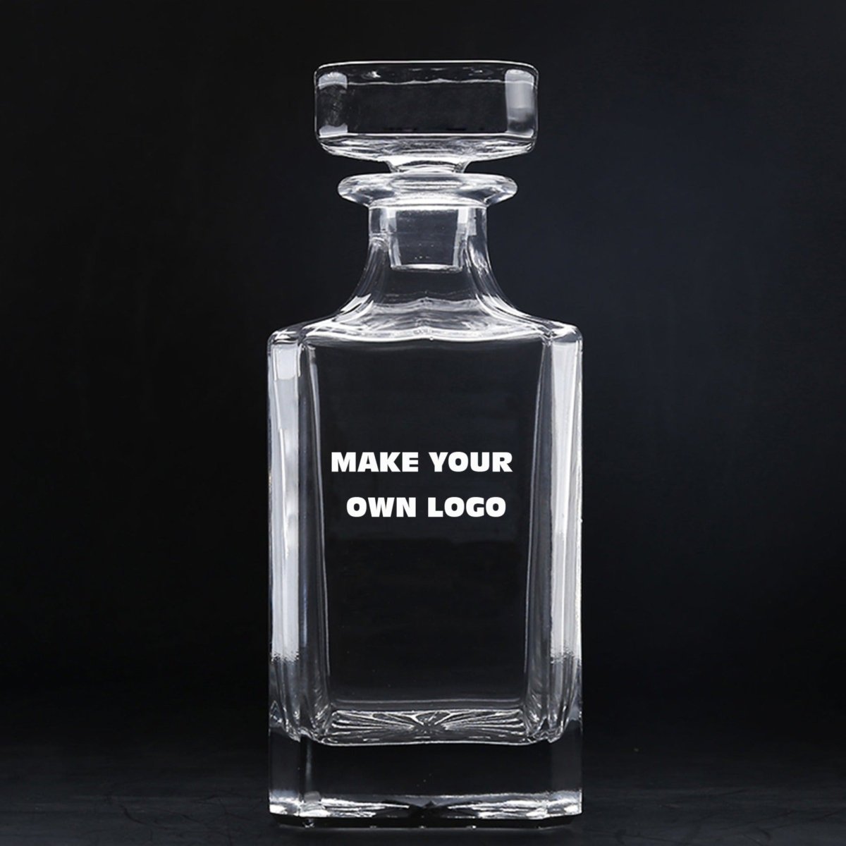 Unique Personalized Custom Logo Crystal Decanter Customized Decanter Gifts for Men by Groovy Guy