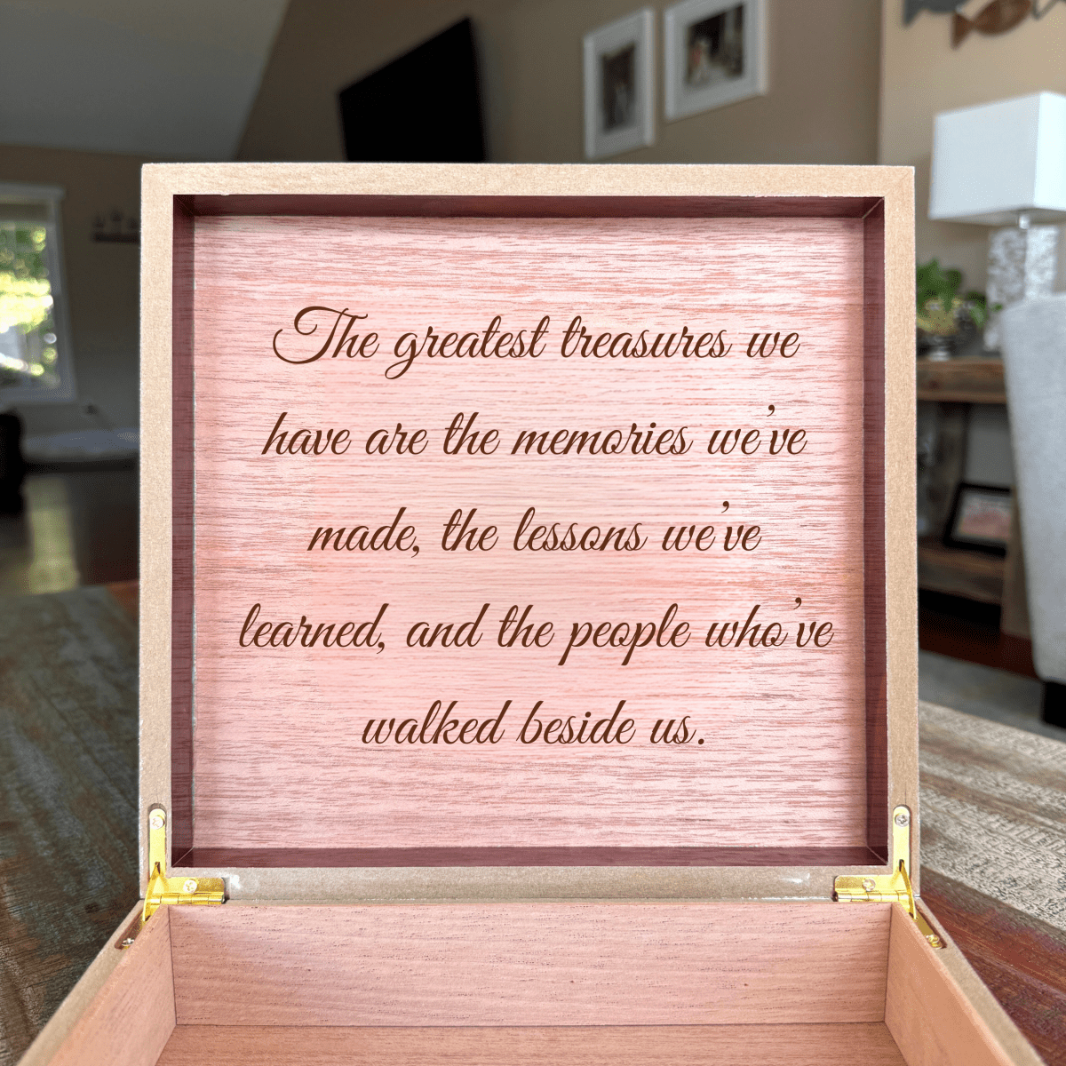 Unique Personalized Gentleman's Timeless Keepsake Box Customized Gifts for Men by Groovy Guy