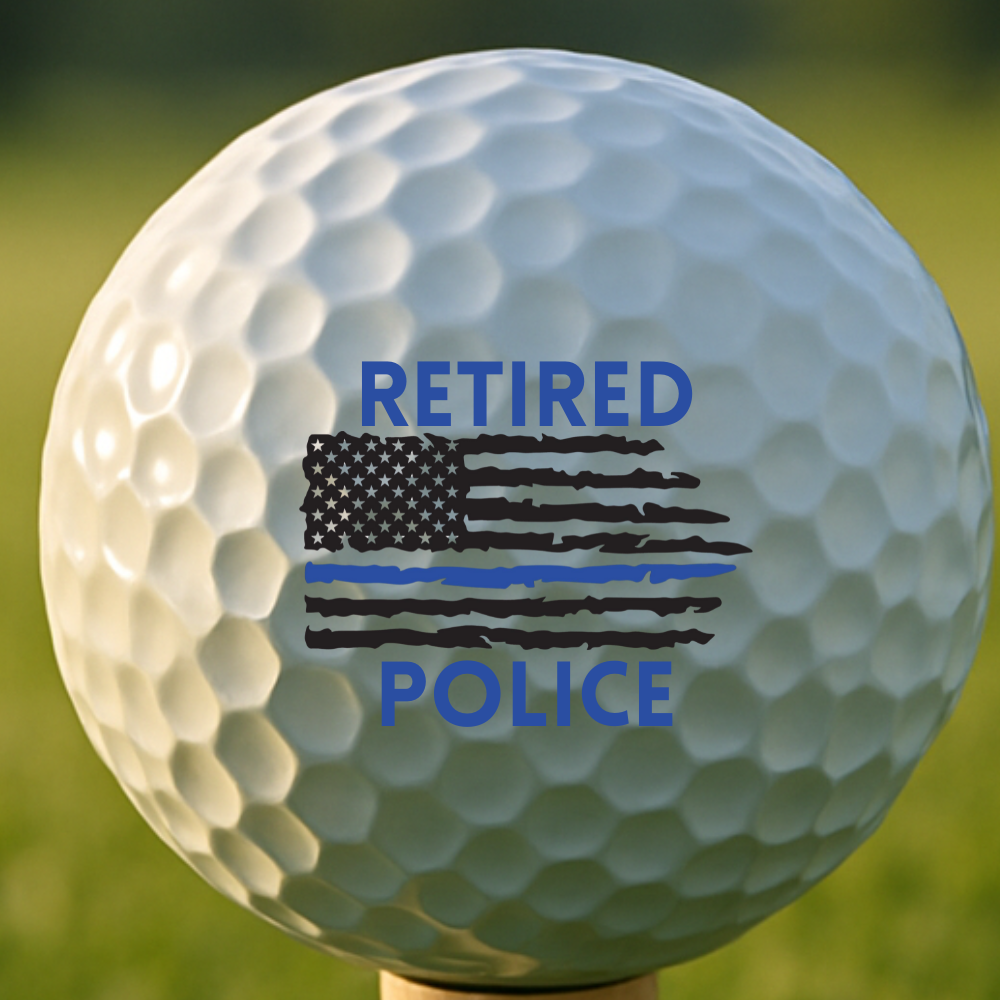 Retired Police Golf Balls