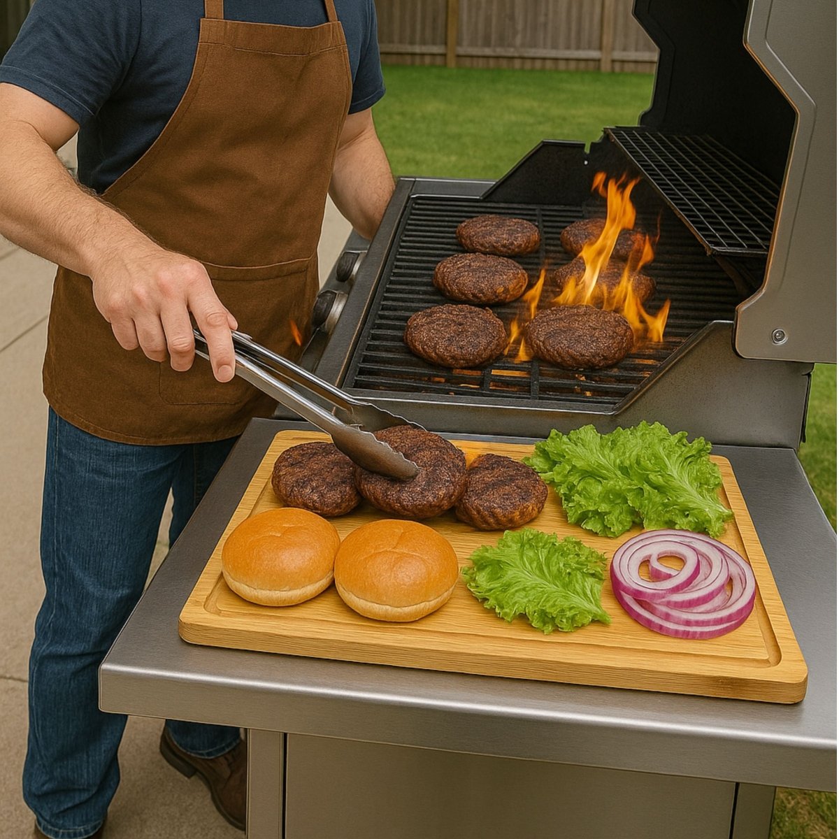Personalized bamboo cutting board with "Officially Retired" engraving, custom name and year – retirement gift for men