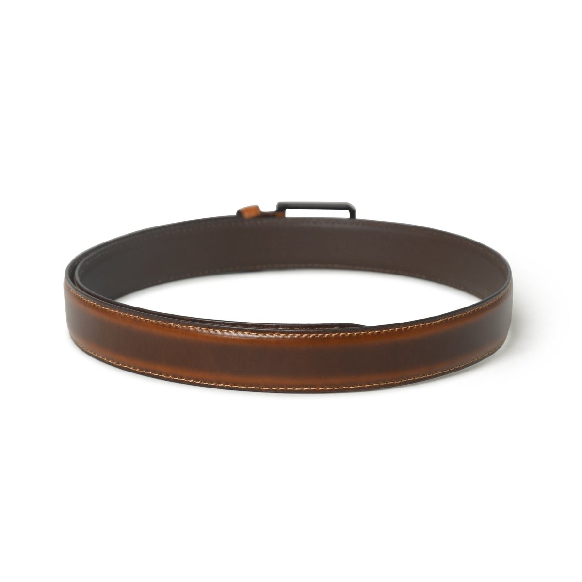 Unique Personalized Cooper Caramel Leather Belt Customized Leather Belts Gifts for Men by Groovy Guy