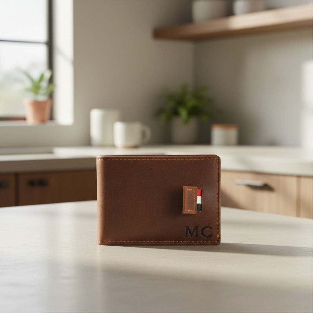 Sentimental Personalized Leather Wallet