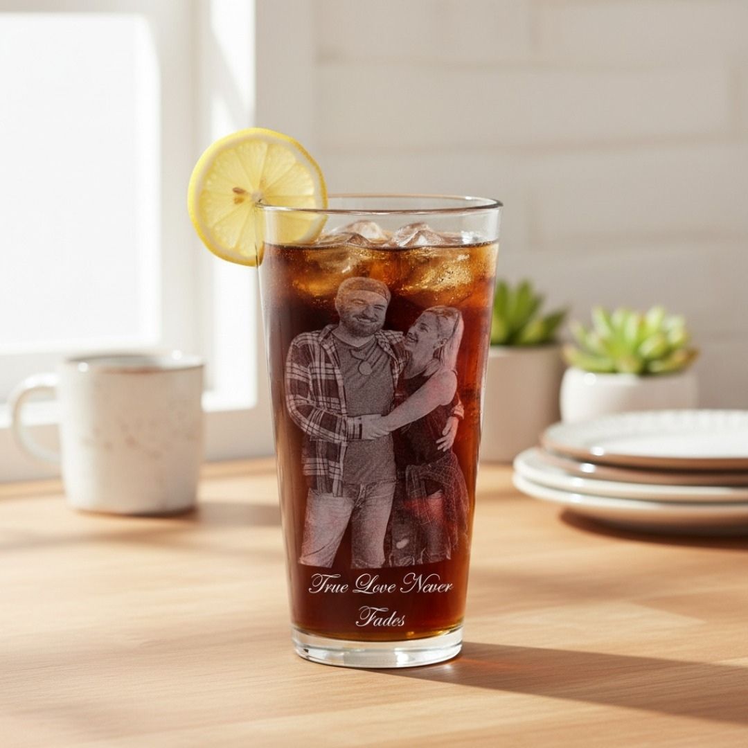 Custom Photo on Pint Glass