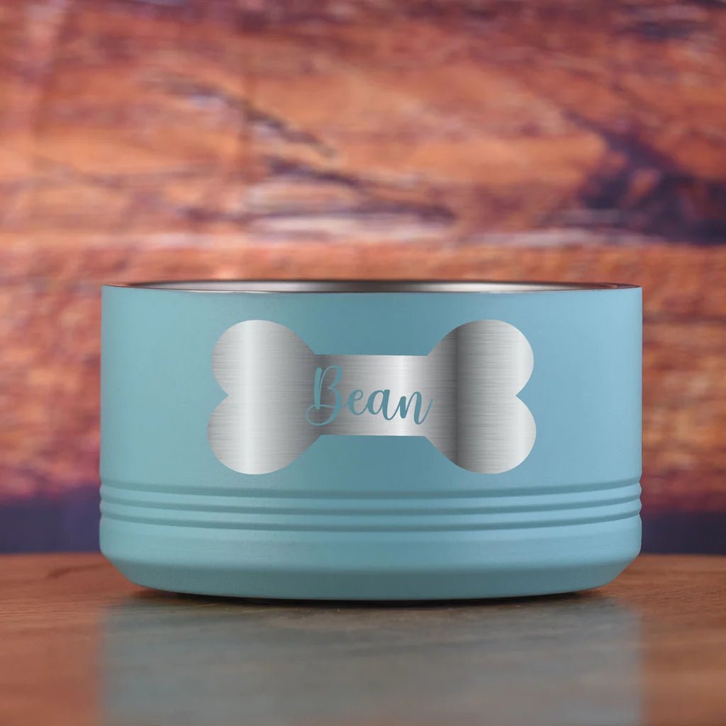 Unique Personalized Custom Canine Bowl Customized Dog Gifts for Men by Groovy Guy