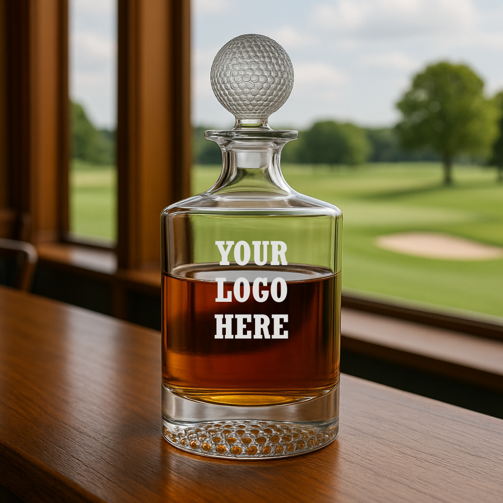 Personalized Logo Golf Ball Decanter