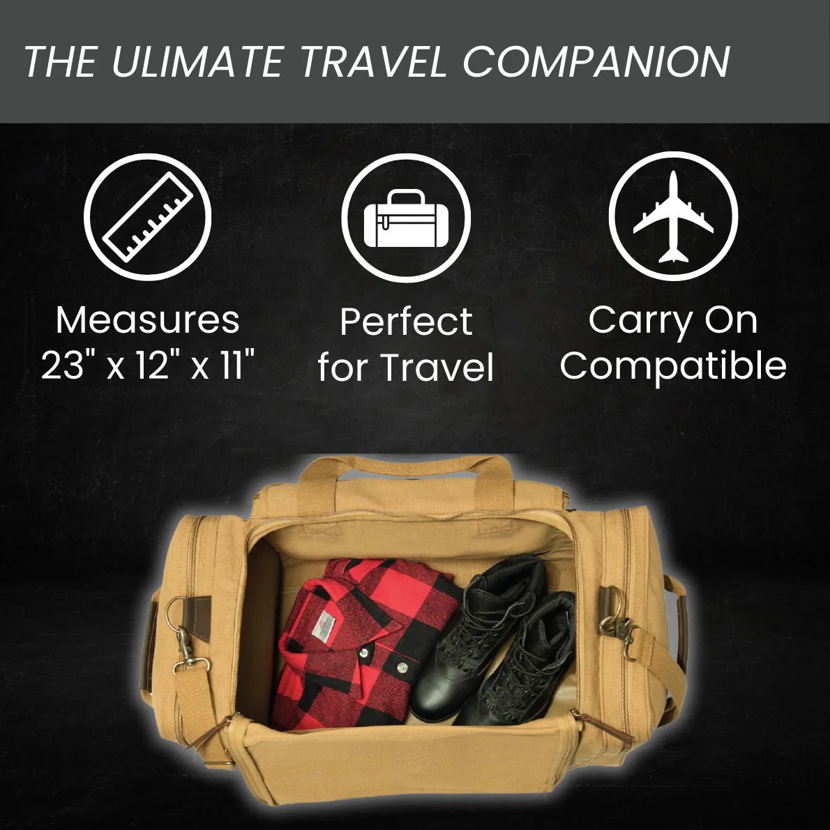 Unique Personalized The American Duffle Bag Customized Duffle Bag Gifts for Men by Groovy Guy