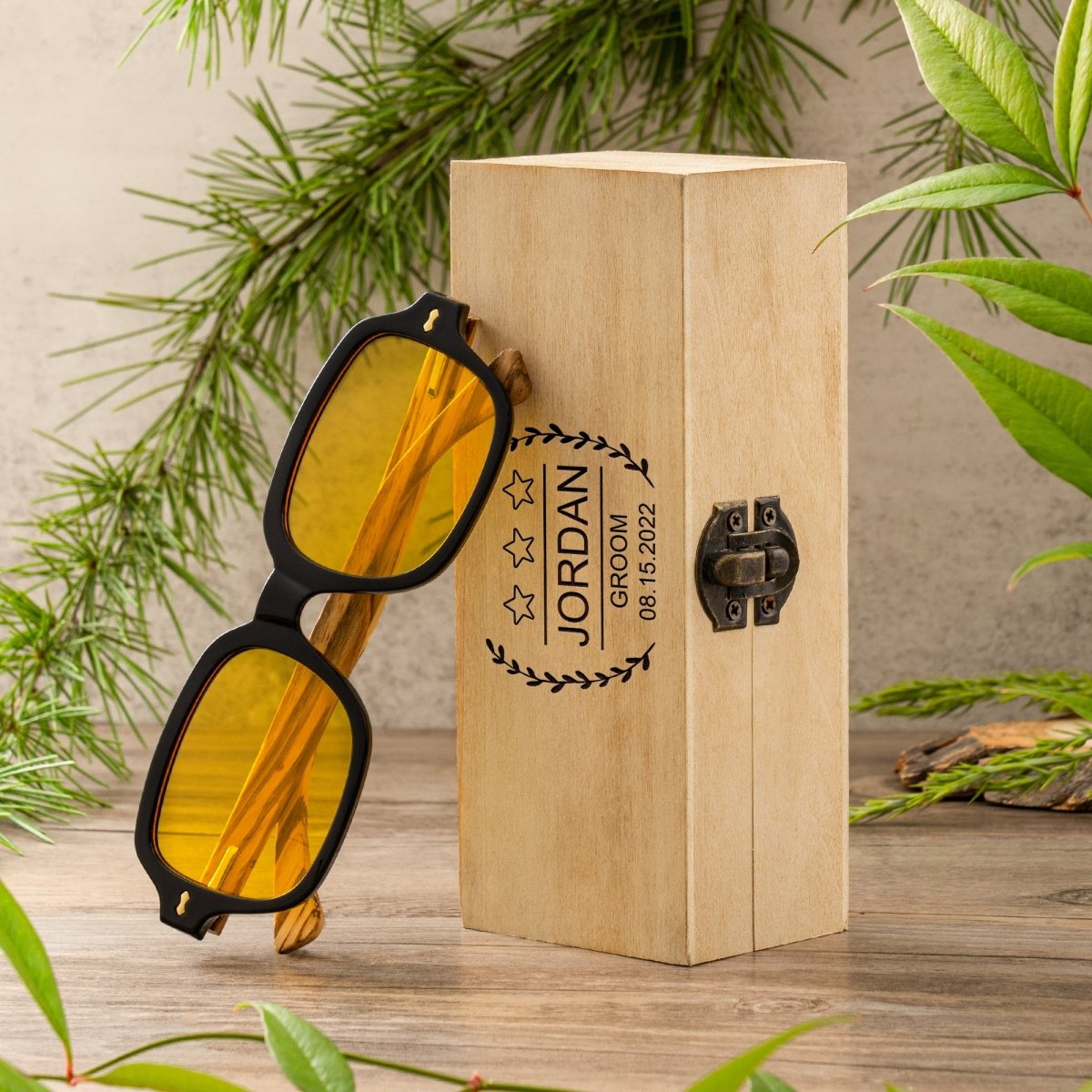 Unique Personalized Ray - Blockers Customized Sunglasses Gifts for Men by Groovy Guy