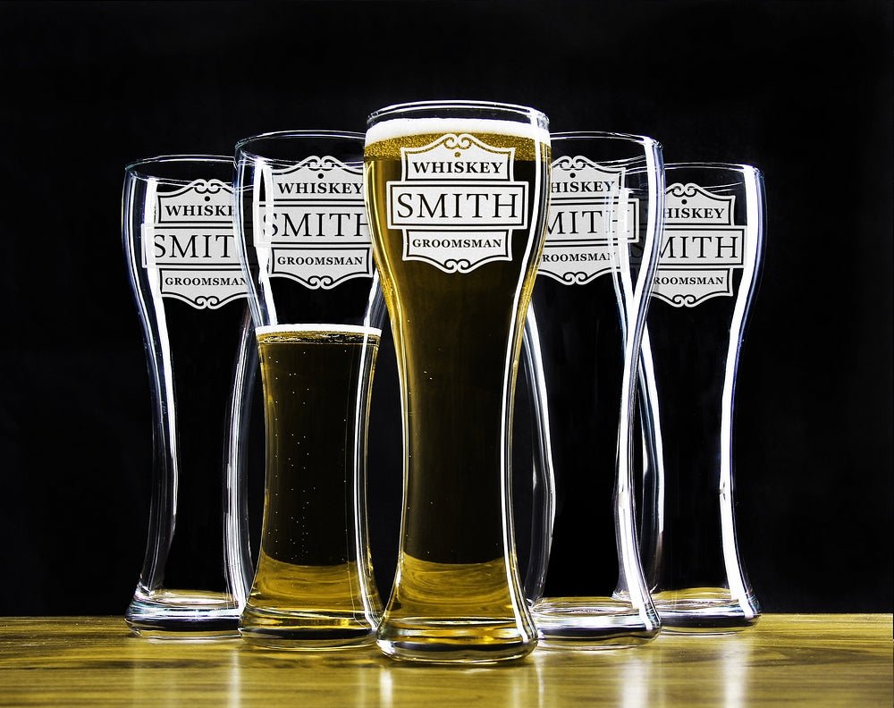 Unique Personalized Pilsner Pal Customized Bar Gifts for Men by Groovy Guy