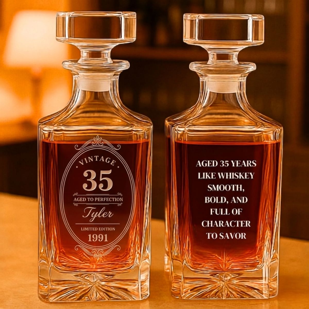 Vintage 35th Birthday Decanter
