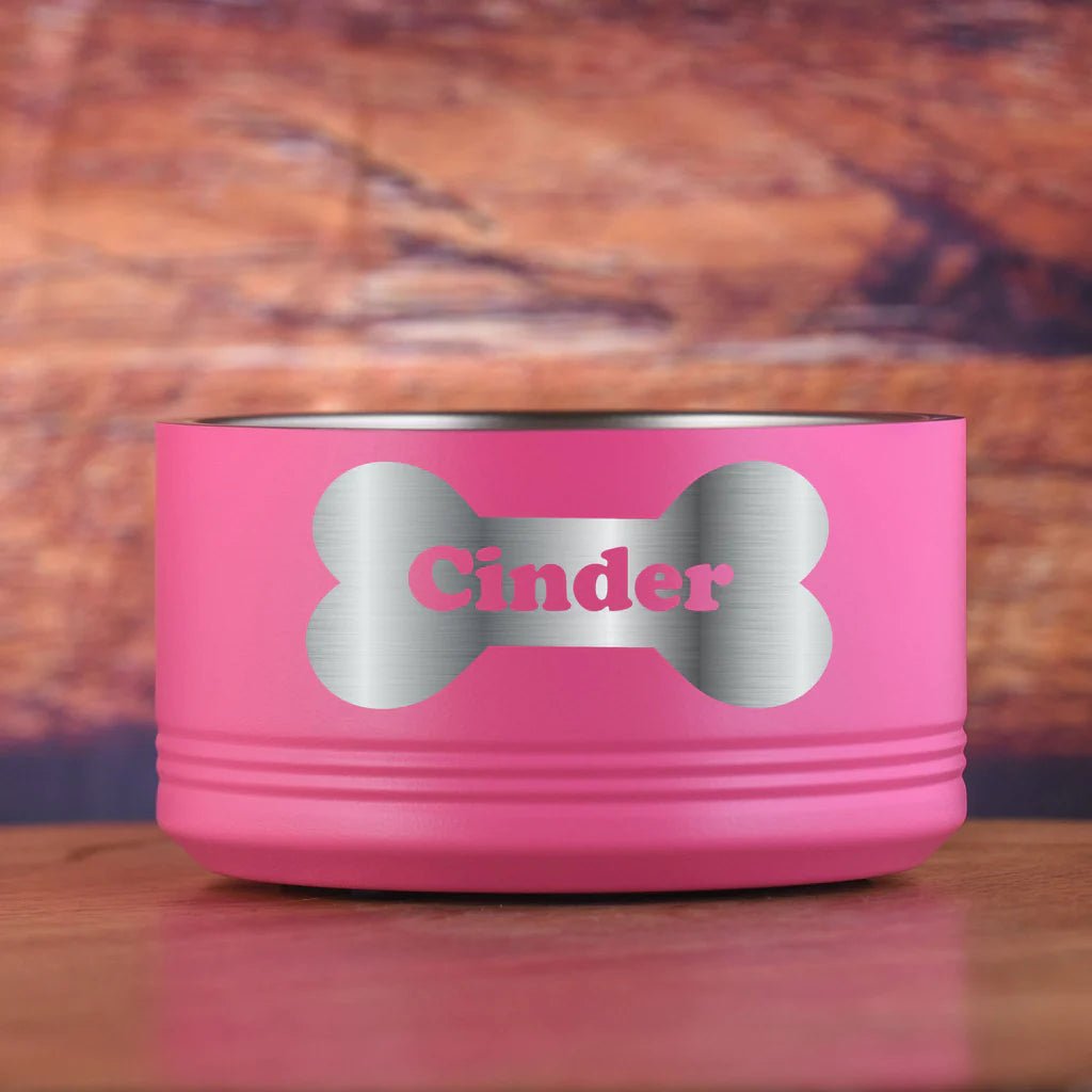 Unique Personalized Custom Canine Bowl Customized Dog Gifts for Men by Groovy Guy