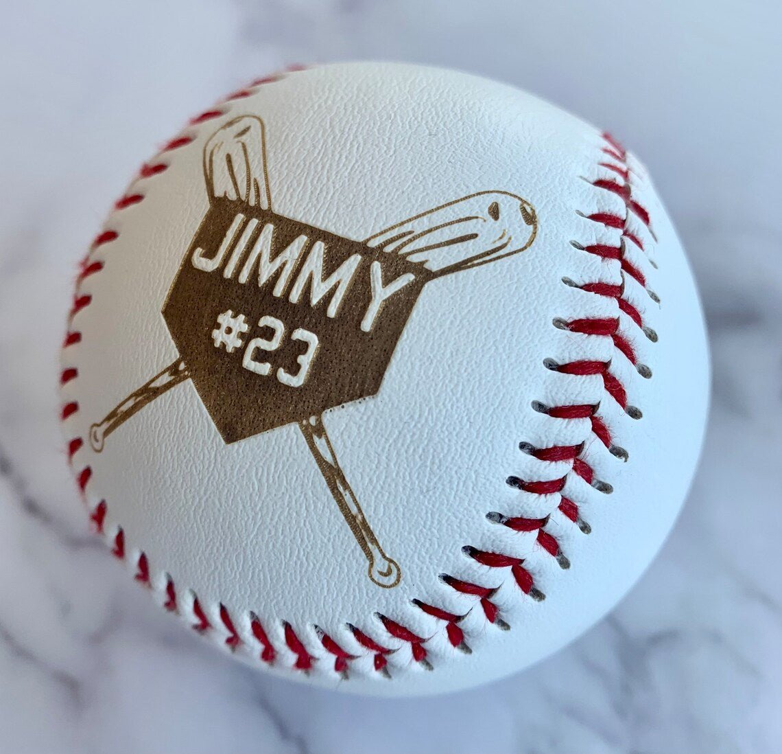 Unique Personalized Perfect Game Personalized Ball Customized Baseball Gifts for Men by Groovy Guy
