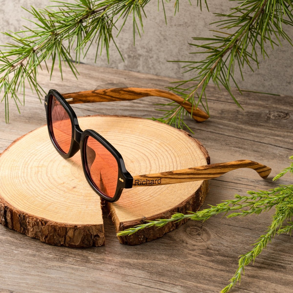 Unique Personalized Ray - Blockers Customized Sunglasses Gifts for Men by Groovy Guy