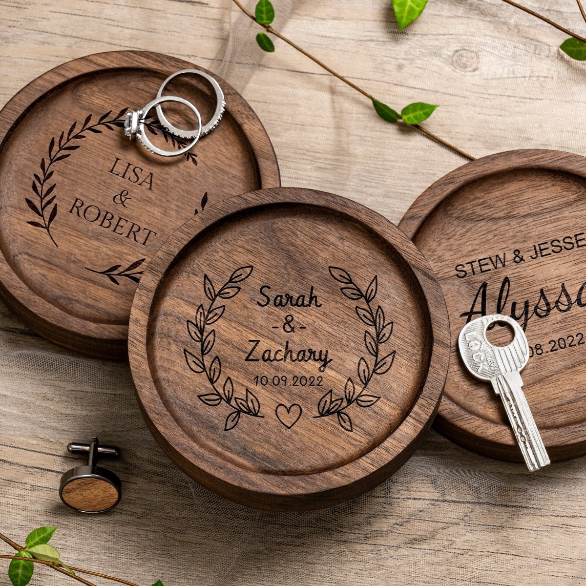 Unique Personalized Anniversary Valet Tray Customized Valet Tray Gifts for Men by Groovy Guy