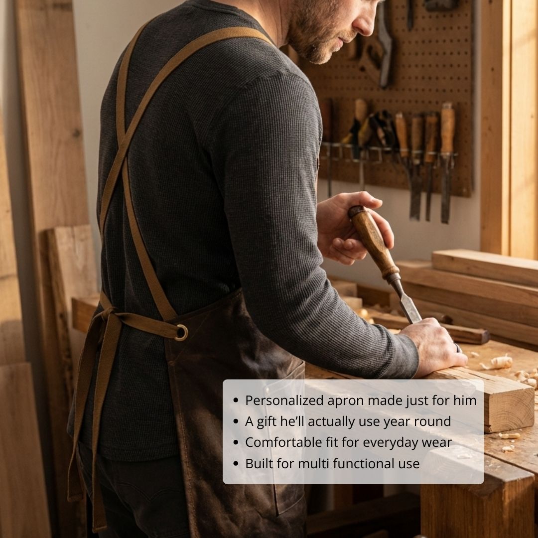 Personalized Men's Custom BBQ Apron