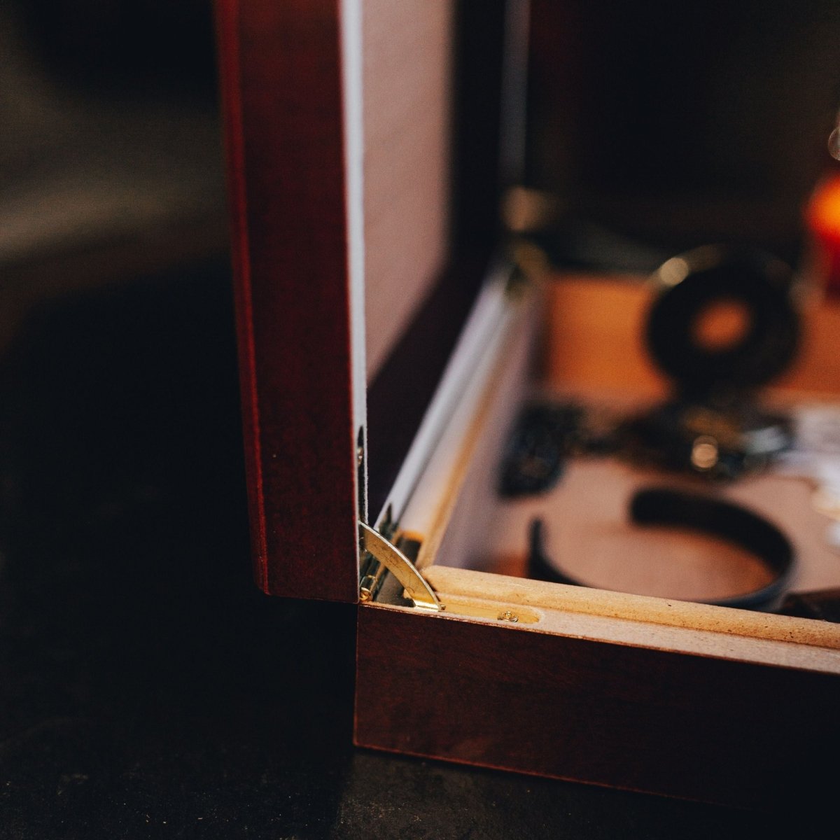 Custom engraved wooden memory box for kids with child’s name and heartfelt message inside