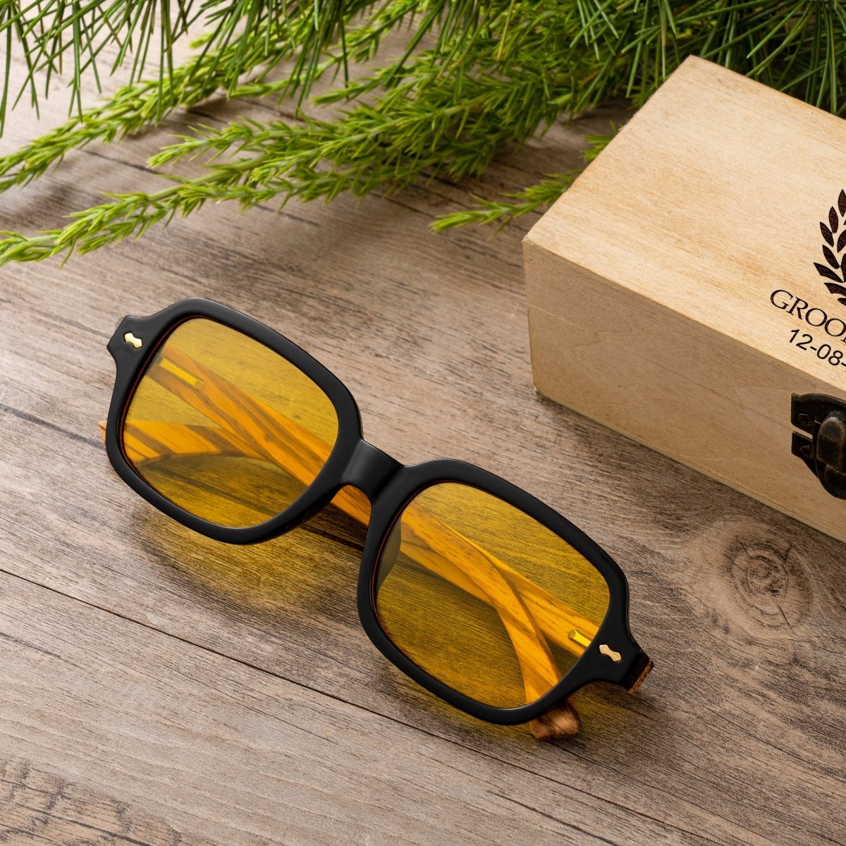 Unique Personalized Ray - Blockers Customized Sunglasses Gifts for Men by Groovy Guy