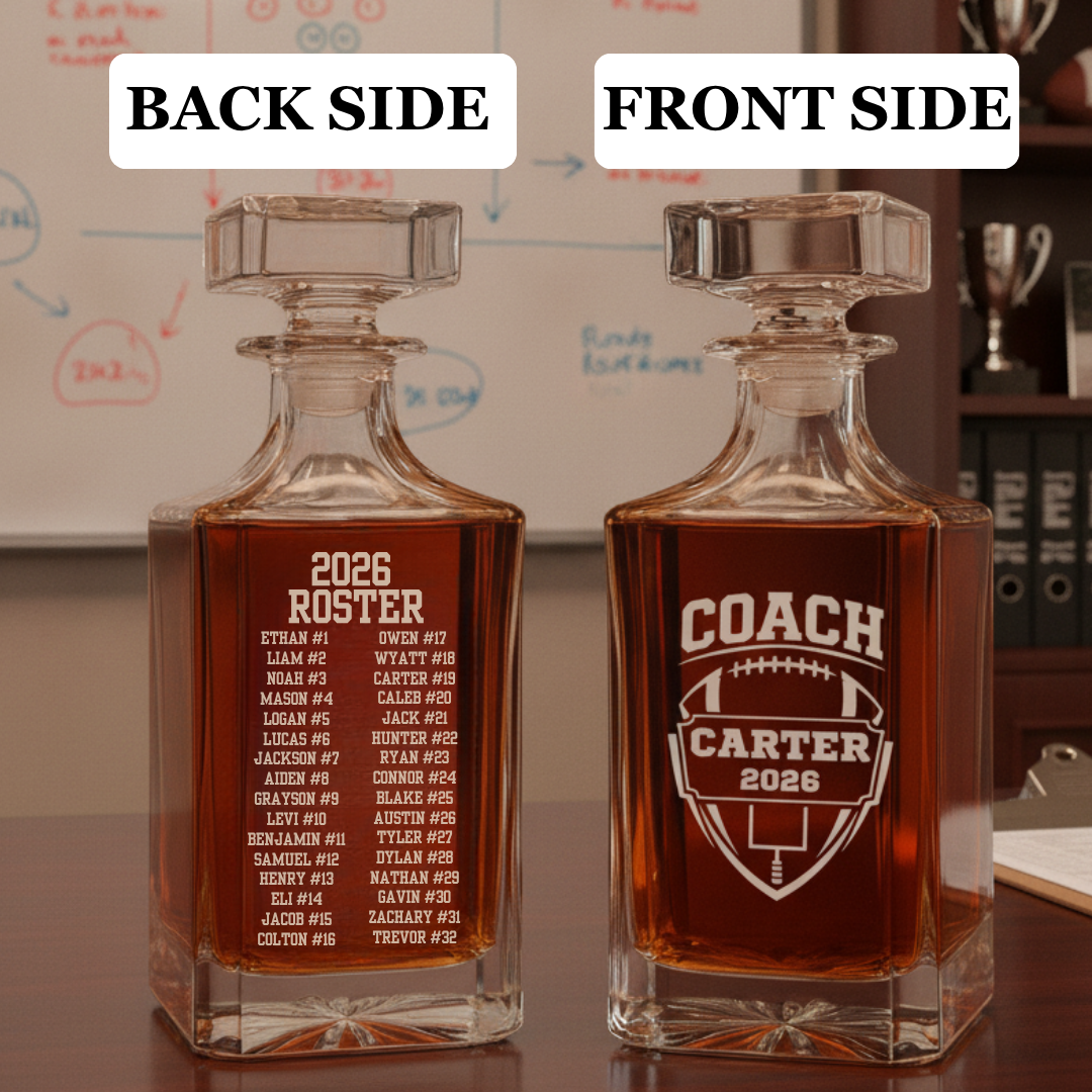 The Hall of Fame Coach Decanter Set