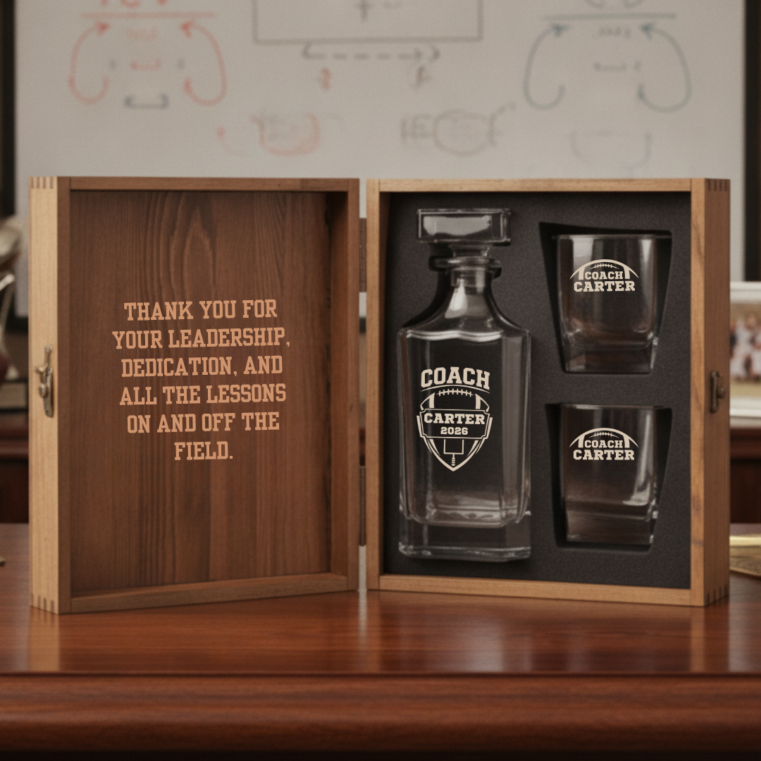 The Hall of Fame Coach Decanter Set