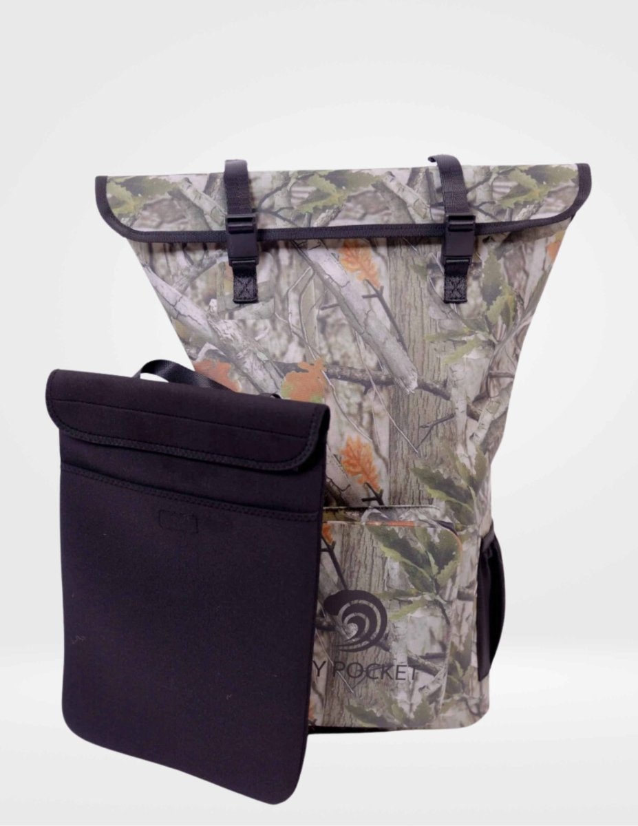 Unique Personalized Forest Camo Dry Bag Customized Luggage & Bags Gifts for Men by Groovy Guy