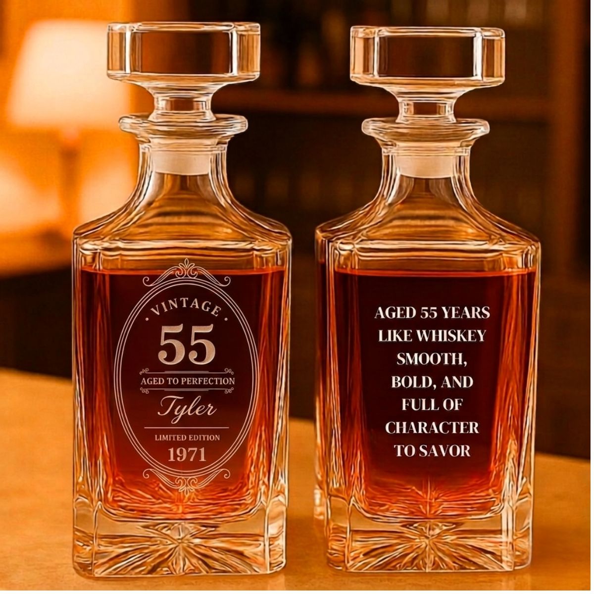 Vintage 55th Birthday Decanter