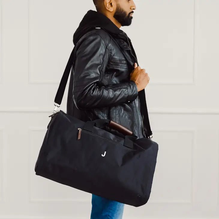 Unique Personalized Embroidered Garment Bag Customized Duffel Bags Gifts for Men by Groovy Guy