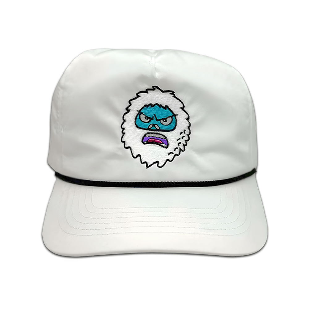 Unique Personalized Snowman White Rope Hat Customized Hat Gifts for Men by Groovy Guy