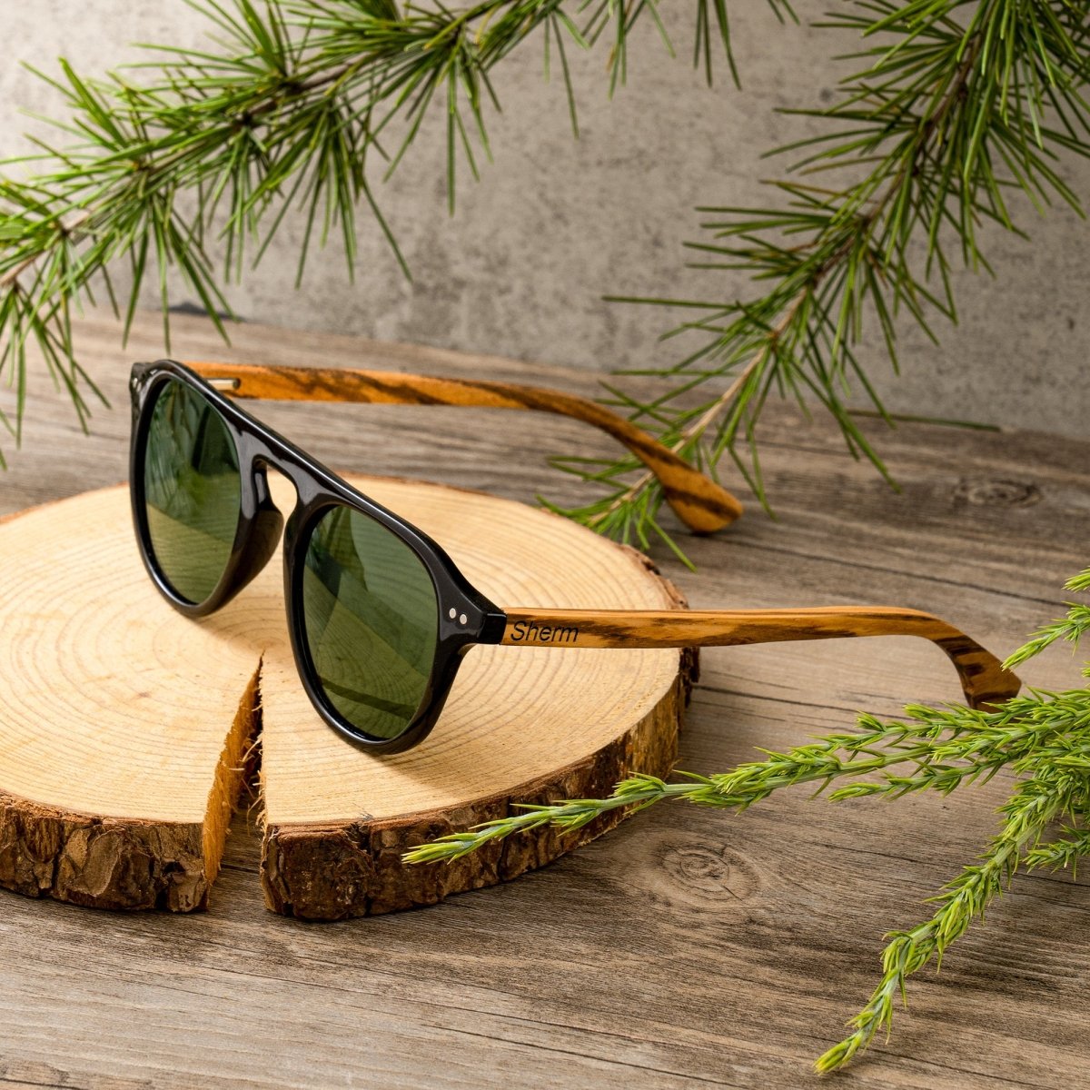 Unique Personalized Driftwood Defenders Customized Sunglasses Gifts for Men by Groovy Guy