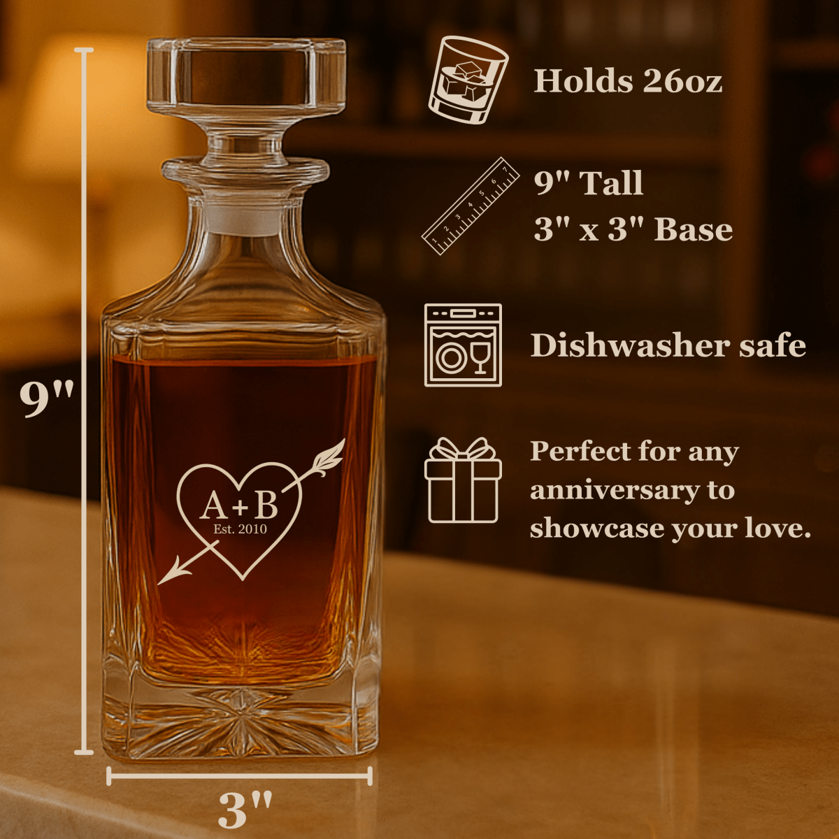 Forever Yours Decanter Set