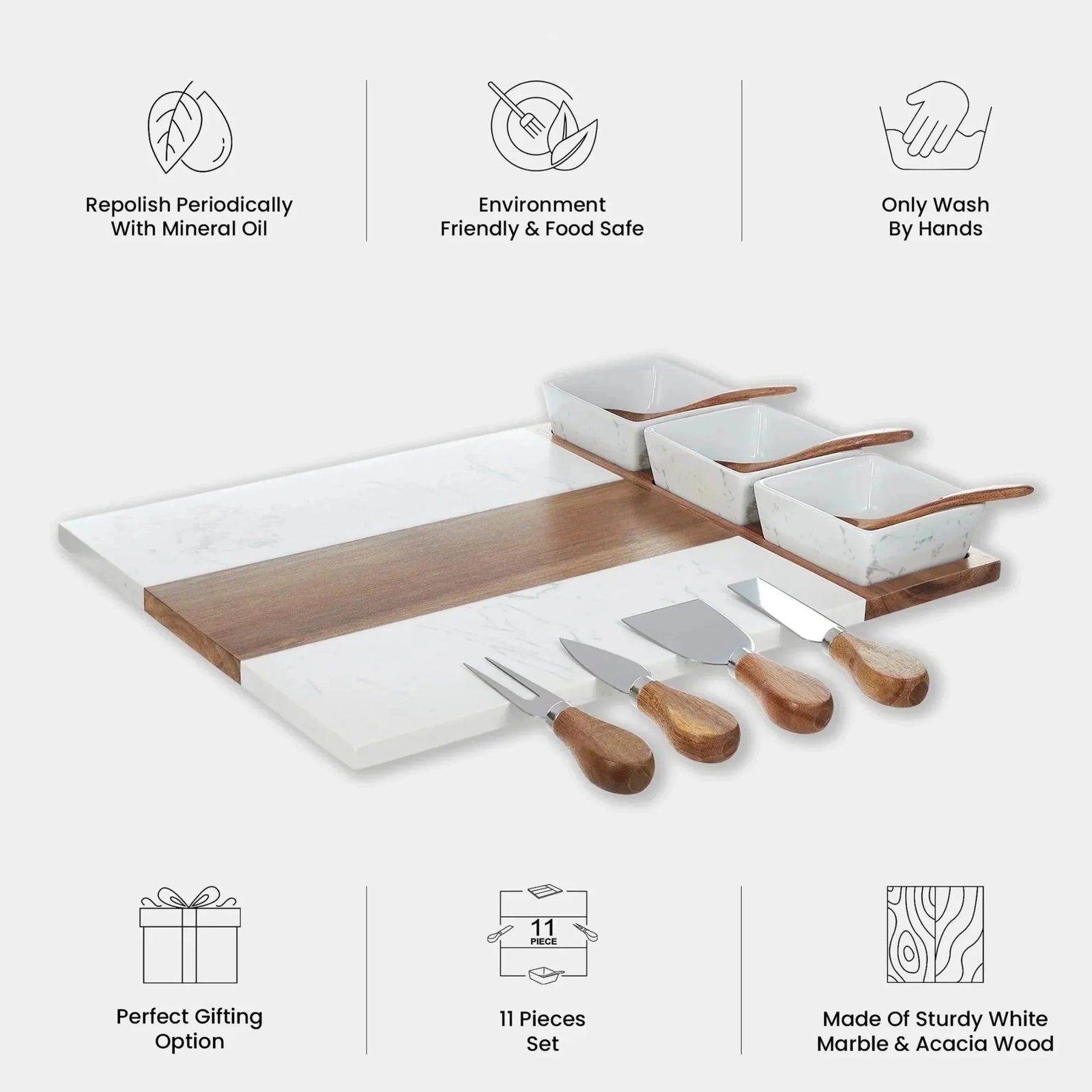 Silver Vow 25th Anniversary Charcuterie Board