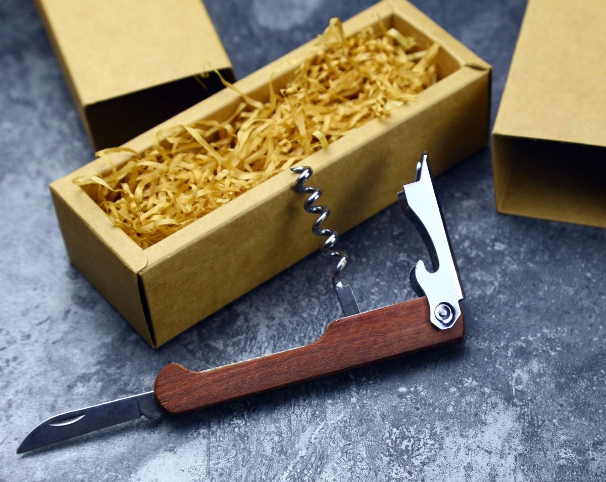 Unique Personalized Pino Popper Customized wine Gifts for Men by Groovy Guy