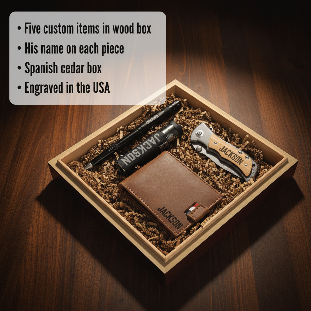 Personalized Retirement Gift Set for Men