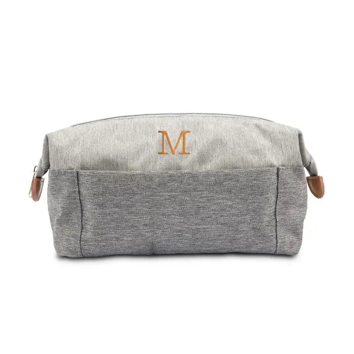 Unique Personalized Monogrammed Slate Dopp Kit Customized Dopp Kit Gifts for Men by Groovy Guy