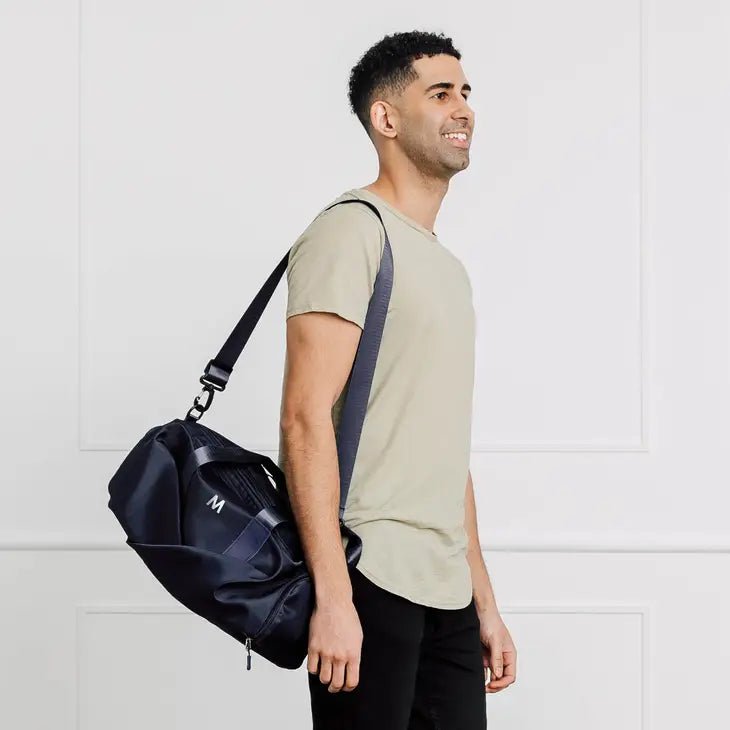 Unique Personalized Personalized Gym Bag Customized Duffel Bags Gifts for Men by Groovy Guy