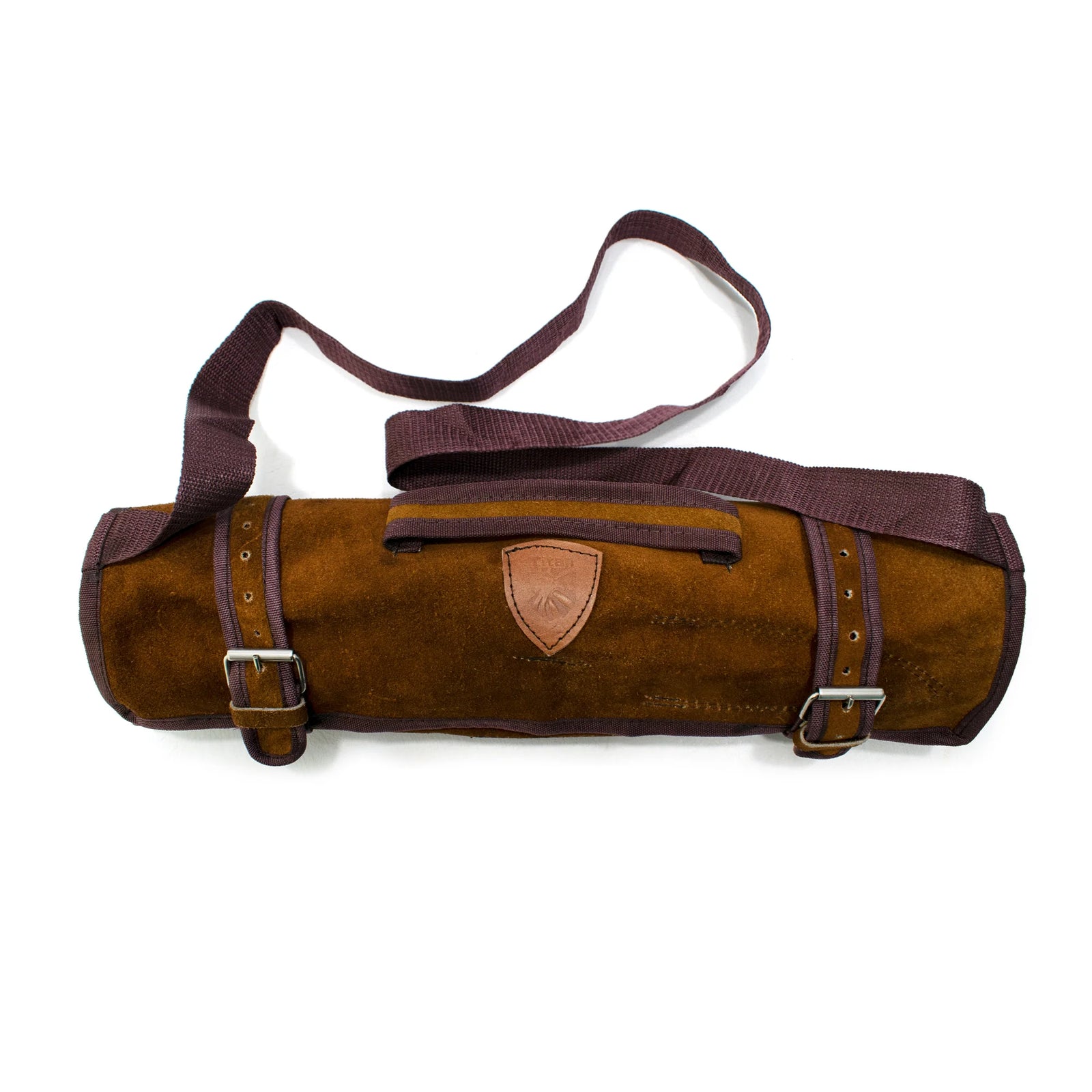 Unique Personalized 5 - Piece Damascus & Acrylic Knife Set with Leather Carry Bag Customized Damascus Knife Gifts for Men by Groovy Guy