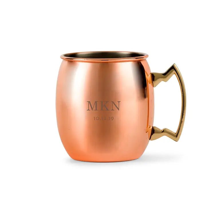Unique Personalized Copper Mule Customized Bar Gifts for Men by Groovy Guy