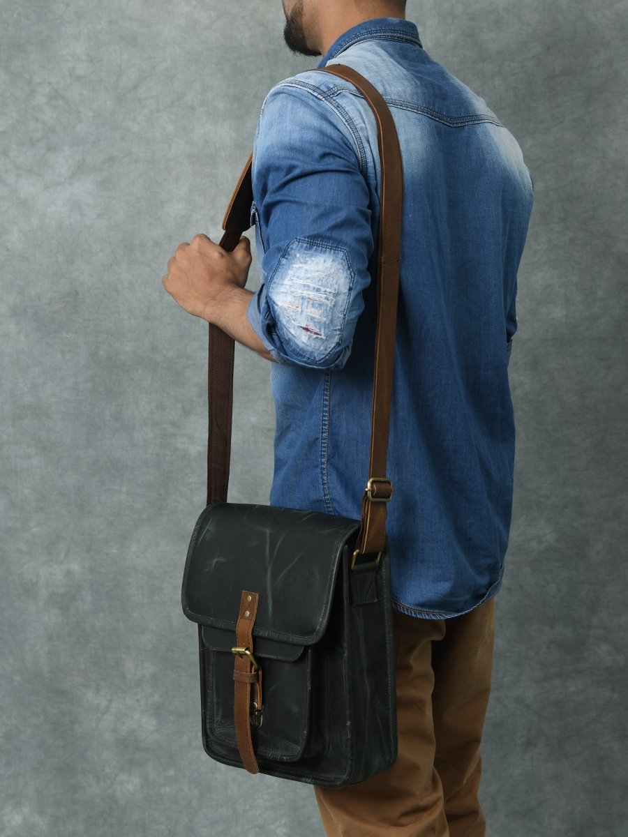 Unique Personalized Daily Companion Messenger Bag Customized Gifts for Men by Groovy Guy