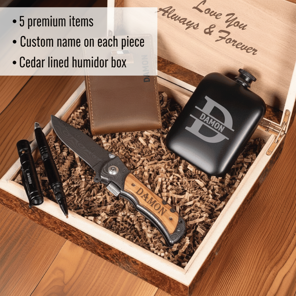 Gentleman's Essentials Personalized Gift Set